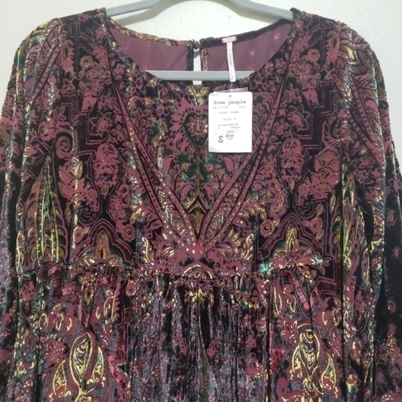 Free People Mirror Velvet Mini Dress - Picture 7 of 13